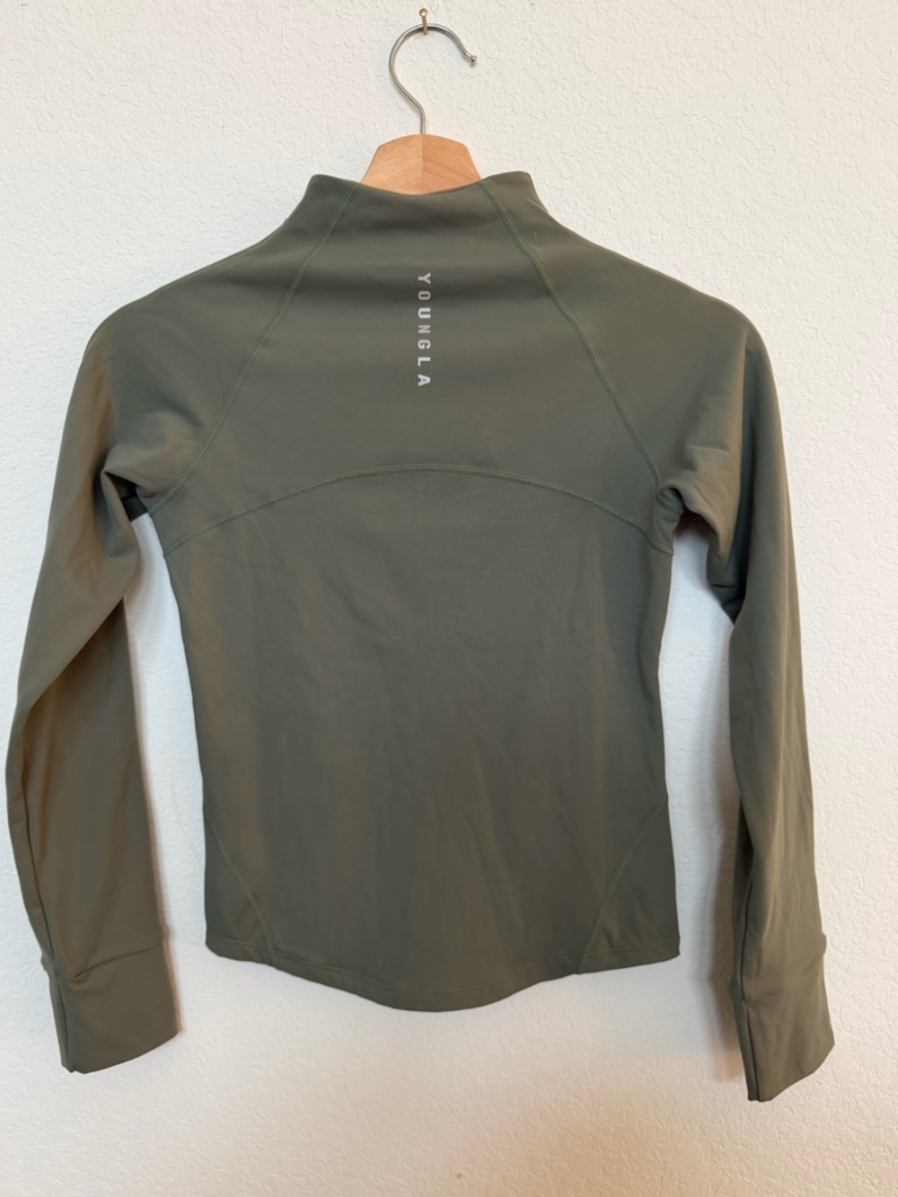 Young LA Elevate Jacket Deep Sage Size Small - Picture 4 of 5